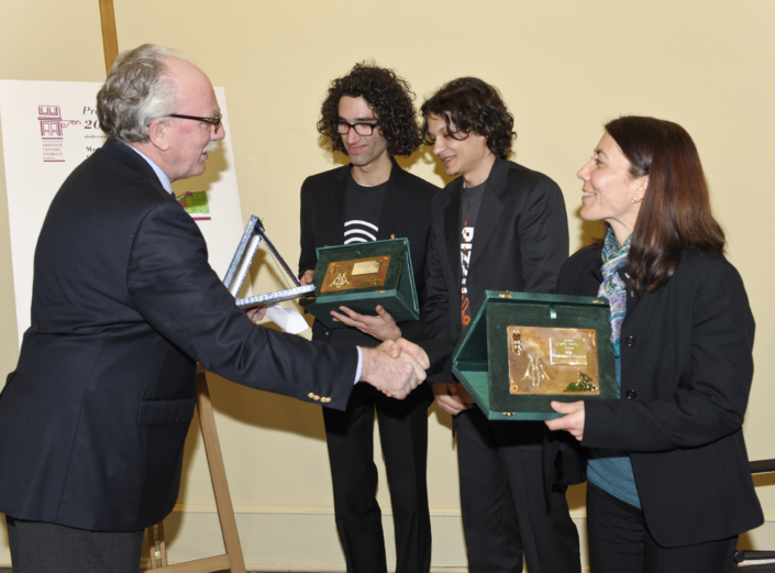 Dott. Lucio Battistotti direttore della Commissione Europea Rappresentanza in Italia premia il Comitato Addiopizzo e l’Ambasciata di Germania