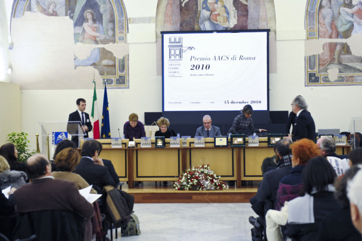 La sala Santa Marta prima della premiazione