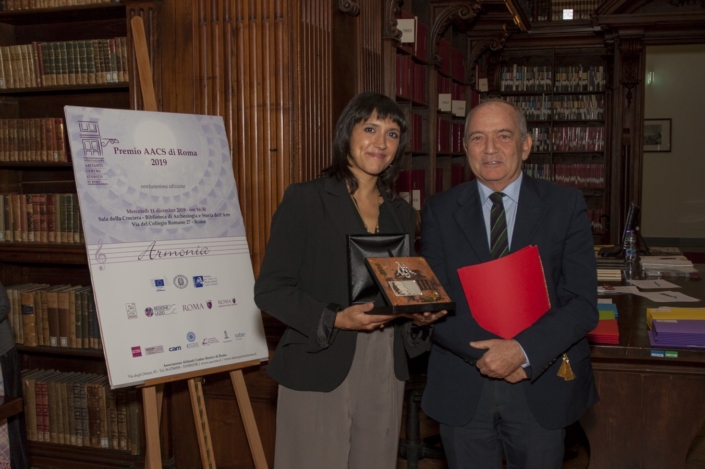 Arianna Di Cori e Paolo Boccacci della Repubblica ritirano il Premio