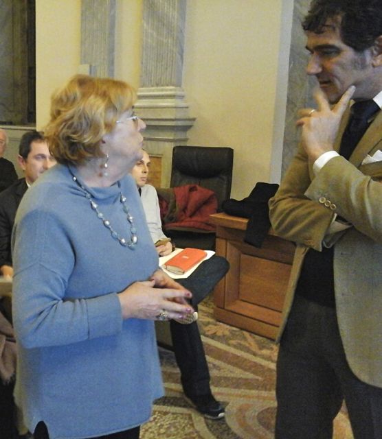 Il presidente del Tribunale dei Minorenni Melita Cavallo e l’avvocato Antonio Conte del Foro di Roma.